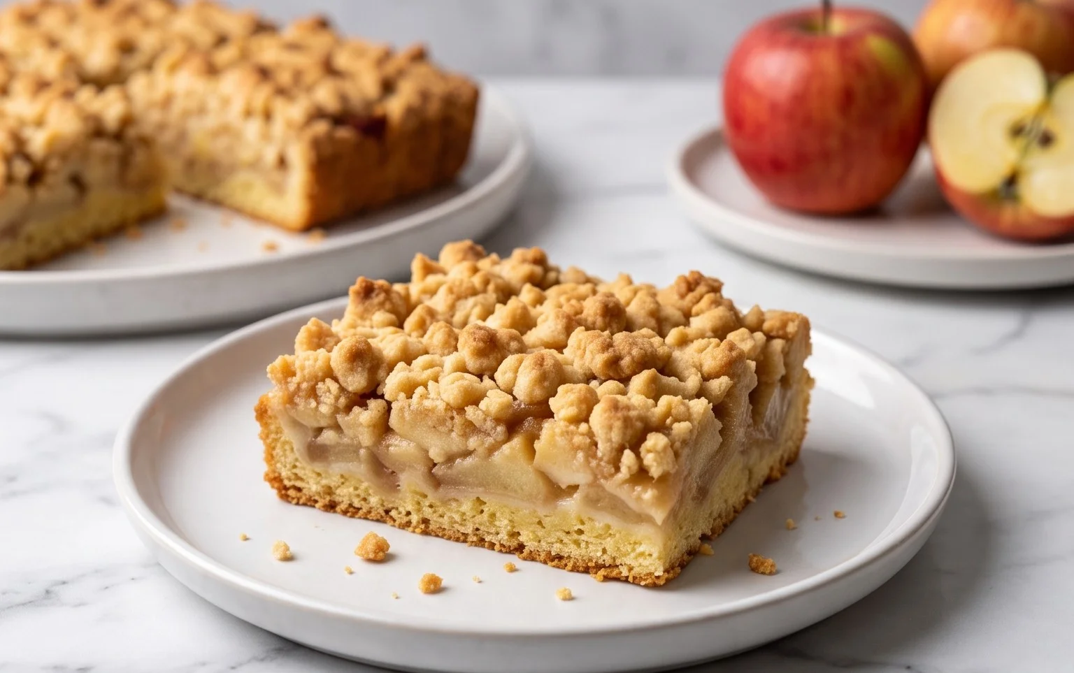 Apfelkuchen vom Blech mit Streusel: Einfach & Lecker